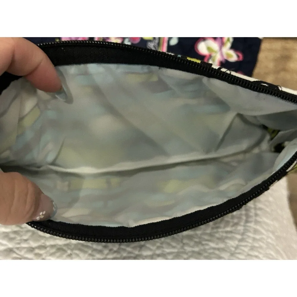 Vera Bradley 2 Small Cosmetic Bag‎ Change Lined